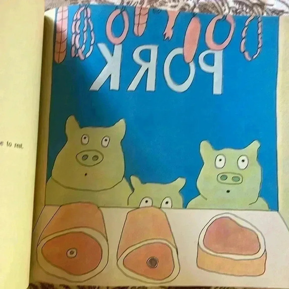 Vintage Three Big Hogs Manus Pinkwater Scholastic Paperback Children’s Book 70s - Picture 7 of 9